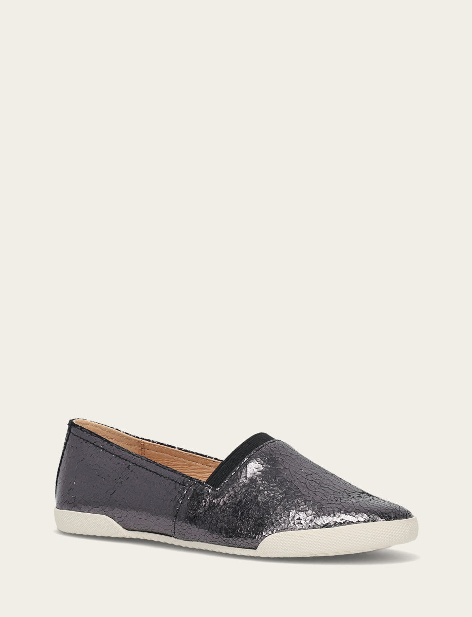 Women's Pewter Mirror Melanie Slip On Sneakers Pewter Mirror - Frye