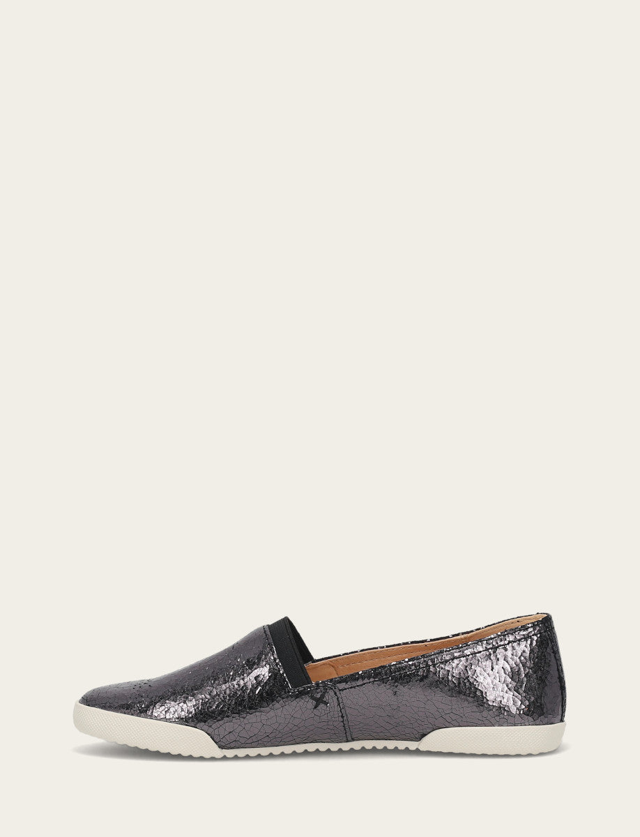 Women's Pewter Mirror Melanie Slip On Sneakers Pewter Mirror - Frye