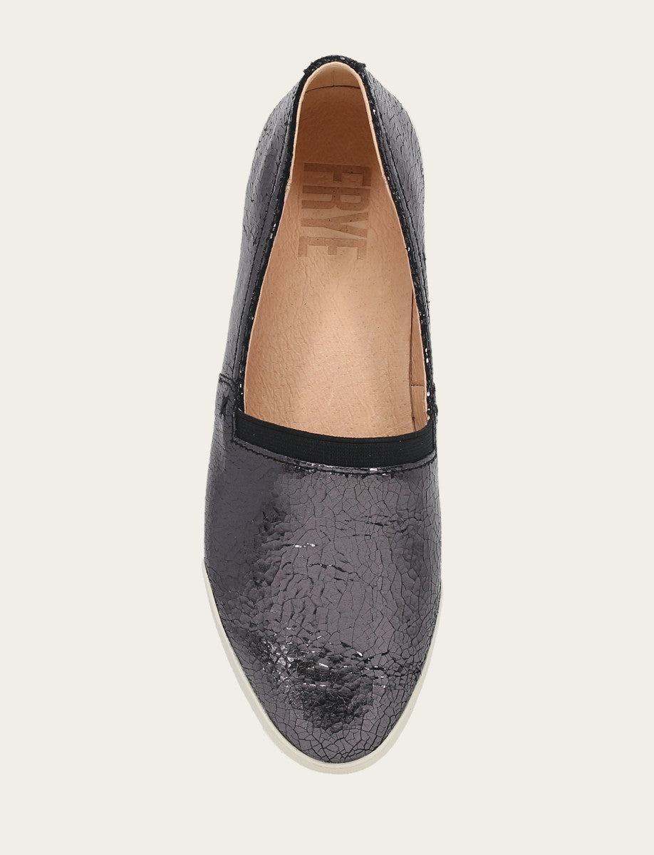 Women's Pewter Mirror Melanie Slip On Sneakers Pewter Mirror - Frye