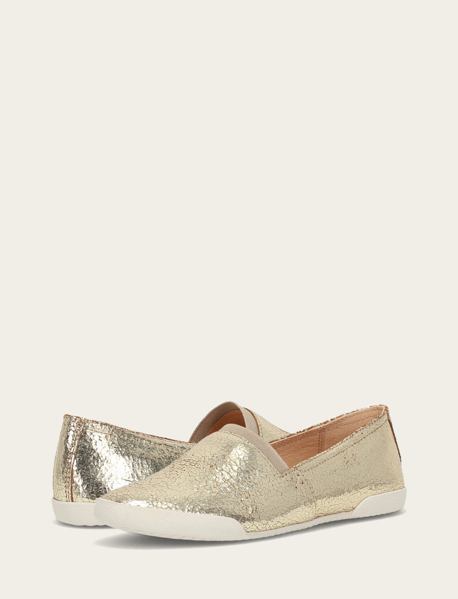 Women's Gold Mirror Melanie Slip On Sneakers Gold Mirror - Frye