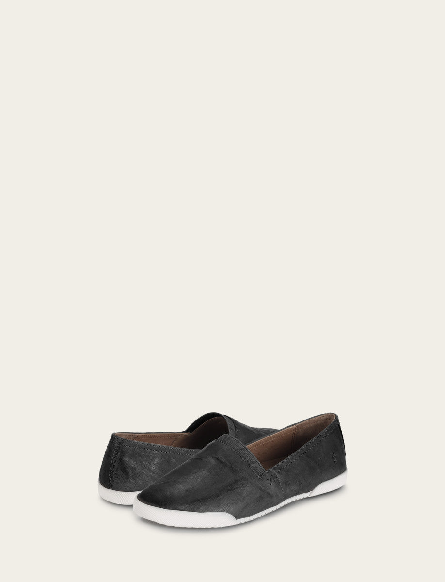 Women's Black Melanie Slip On Sneakers Black - Frye