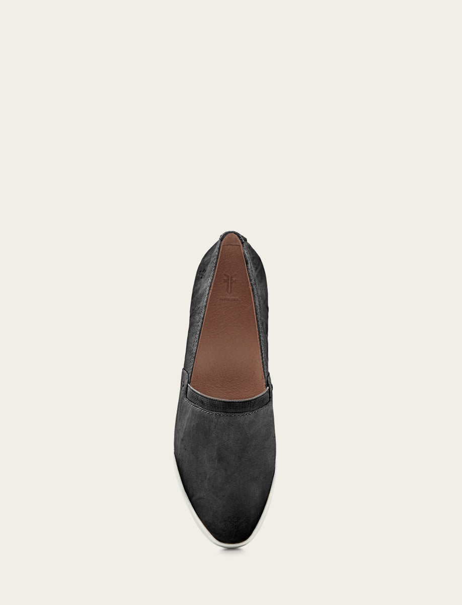 Women's Black Melanie Slip On Sneakers Black - Frye