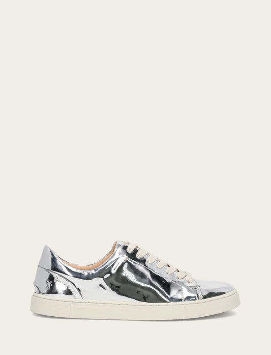 Women's Silver Ivy Low Lace Slip On Sneakers Silver - Frye