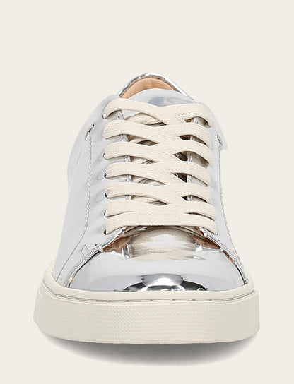 Women's Silver Ivy Low Lace Slip On Sneakers Silver - Frye