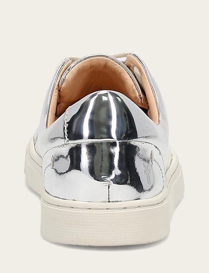 Women's Silver Ivy Low Lace Slip On Sneakers Silver - Frye