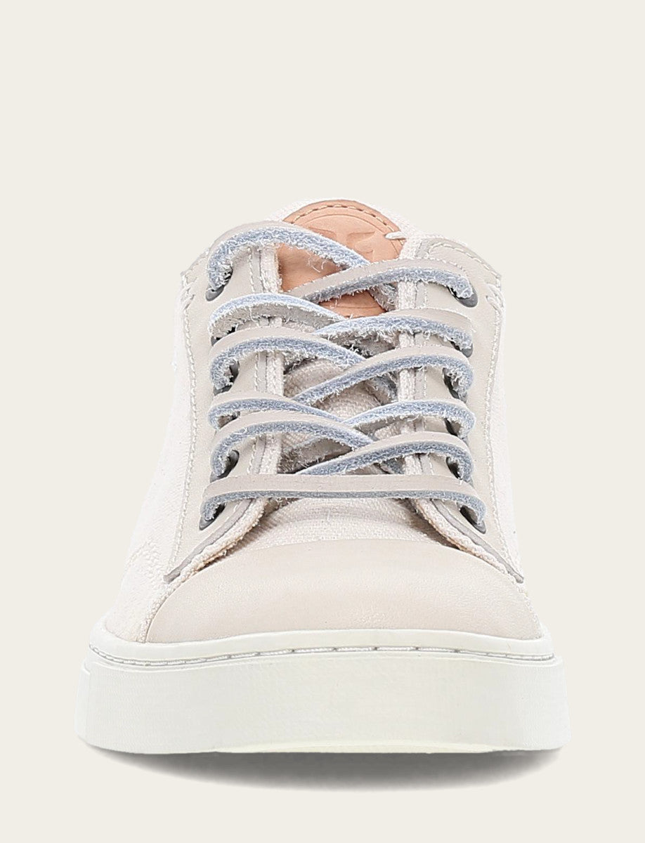 Women's Ivory Ivy Canvas Low Lace Sneakers Ivory - Frye