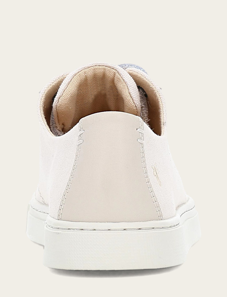 Women's Ivory Ivy Canvas Low Lace Sneakers Ivory - Frye