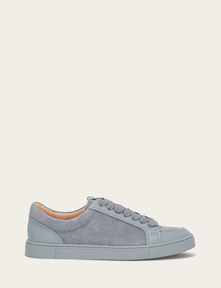 Women's Steel Blue Ivy Court Low Lace Sneakers Steel Blue - Frye