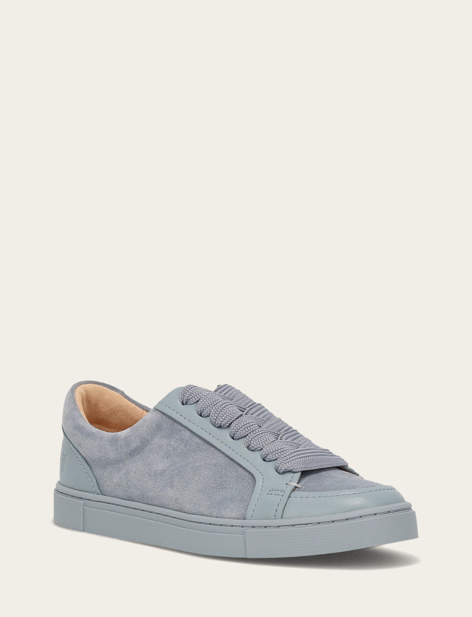 Women's Steel Blue Ivy Court Low Lace Sneakers Steel Blue - Frye
