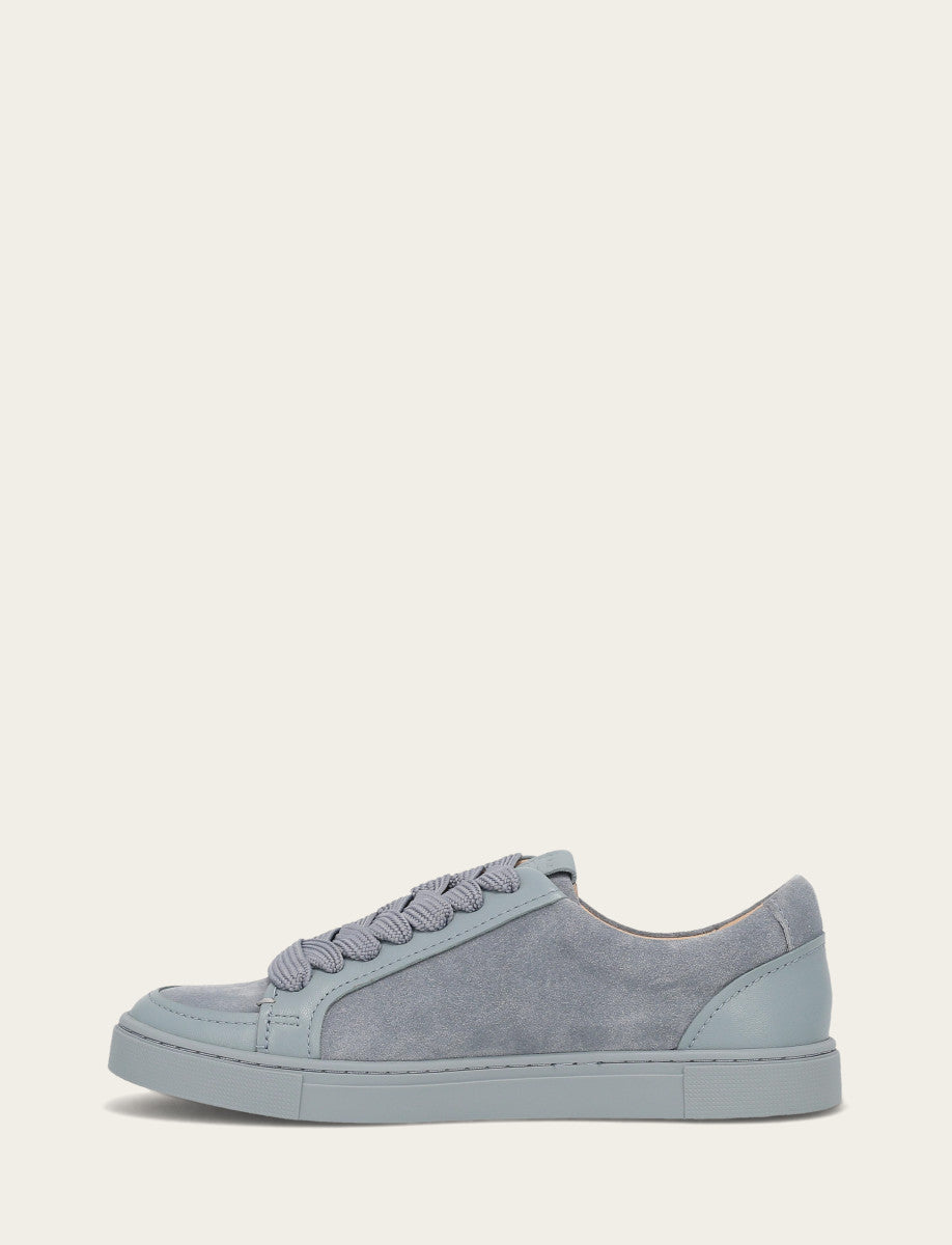 Women's Steel Blue Ivy Court Low Lace Sneakers Steel Blue - Frye