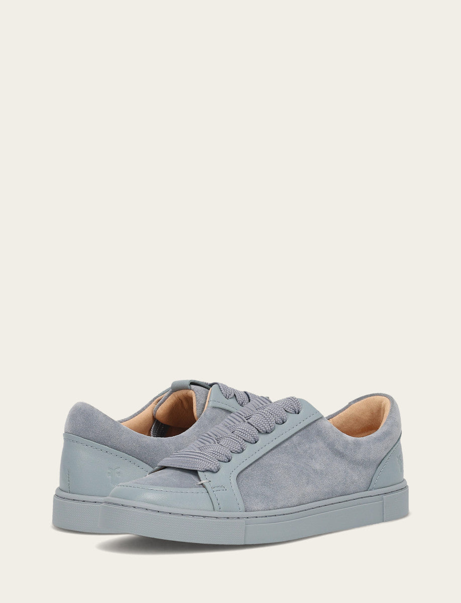 Women's Steel Blue Ivy Court Low Lace Sneakers Steel Blue - Frye