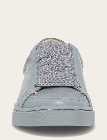 Women's Steel Blue Ivy Court Low Lace Sneakers Steel Blue - Frye