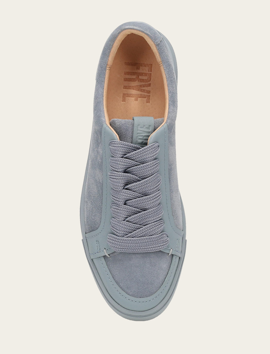 Women's Steel Blue Ivy Court Low Lace Sneakers Steel Blue - Frye