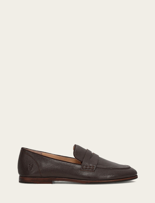 Women's Dark Brown Faith Loafer Dark Brown - Frye