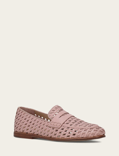 Faith Woven Loafer Cameo Rose - Frye