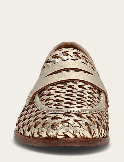 Faith Woven Loafer Gold - Frye