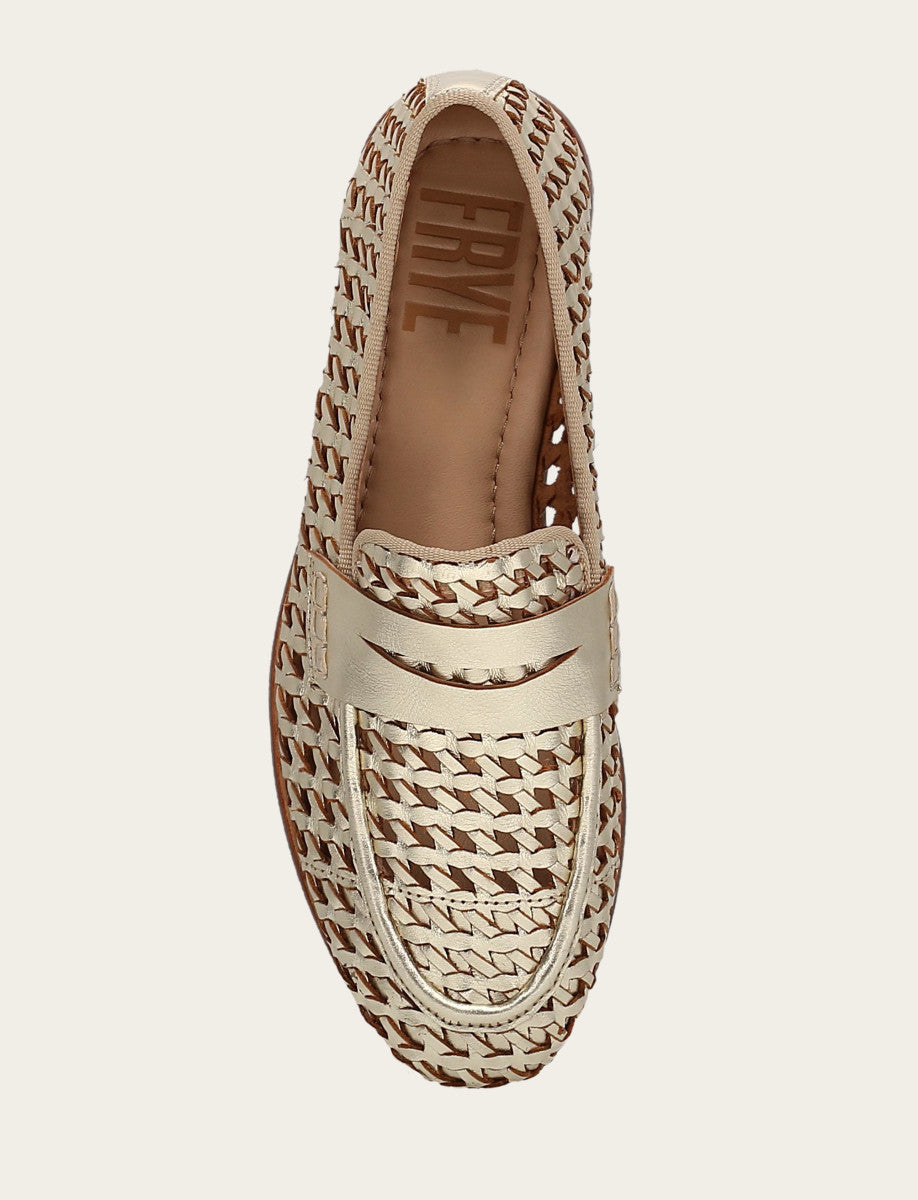 Faith Woven Loafer Gold - Frye