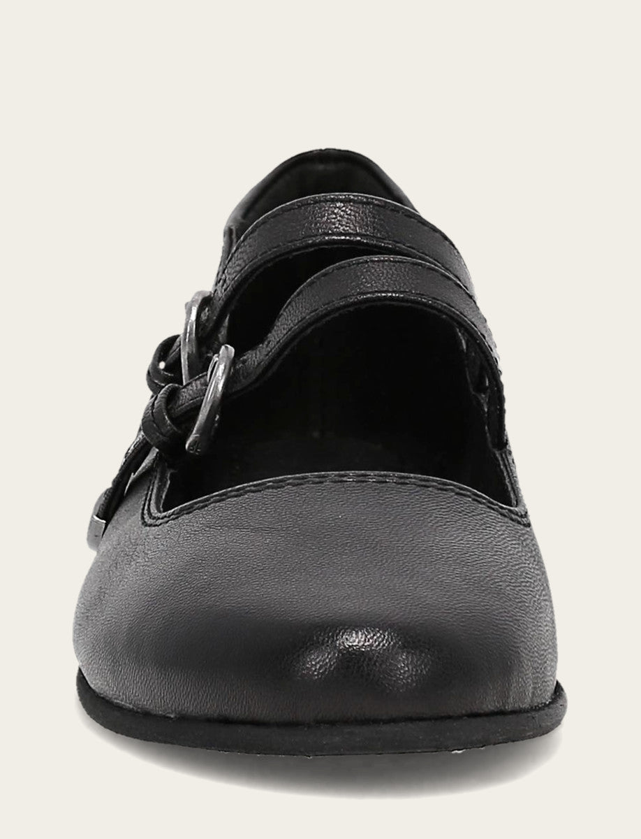 Women's Black Carson Multi Mary Jane Flats Black - Frye