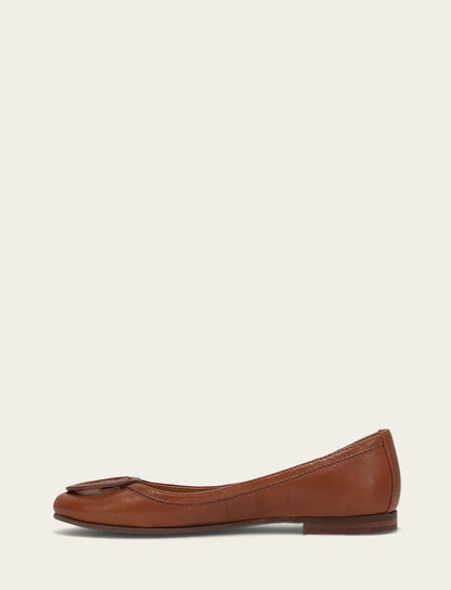 Women's Cinnamon Carson Logo Ballet Shoe Cinnamon - Frye