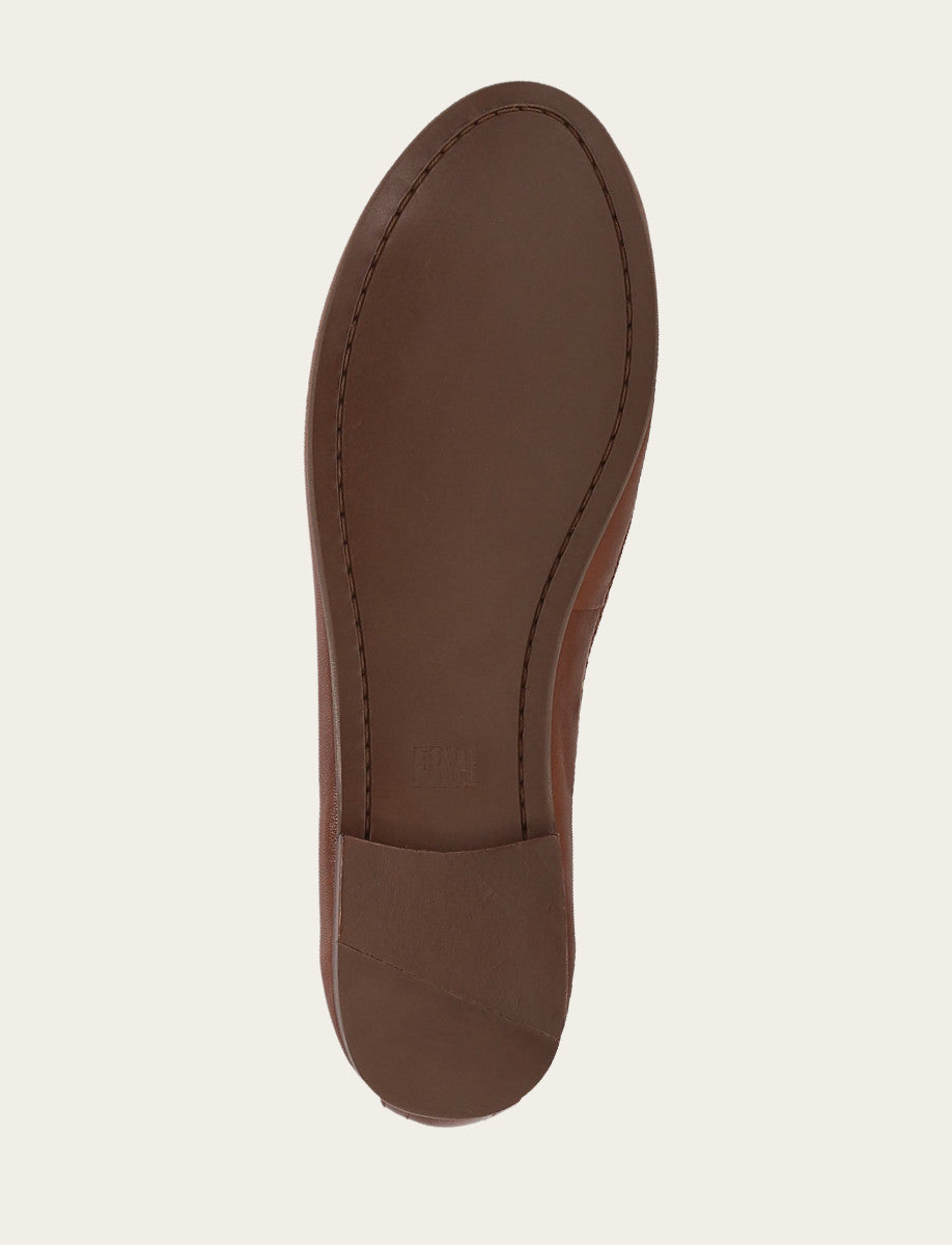 Women's Cinnamon Carson Logo Ballet Shoe Cinnamon - Frye
