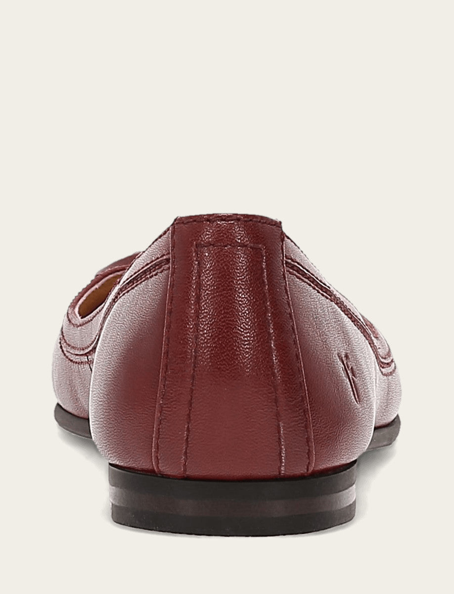 Women's Cranberry Carson Logo Ballet Shoe Cranberry - Frye