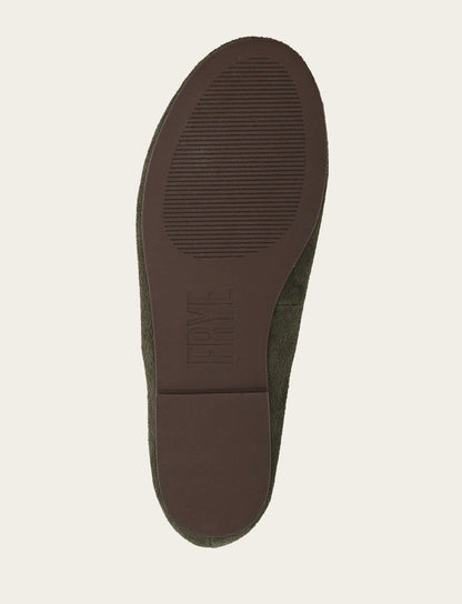 Women's Dark Olive Emma Elastic Mary Jane Shoe Dark Olive - Frye