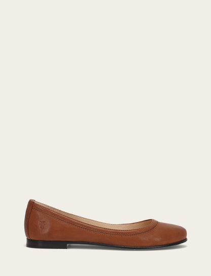 Women's Cognac Carson Ballet Flats Cognac - Frye