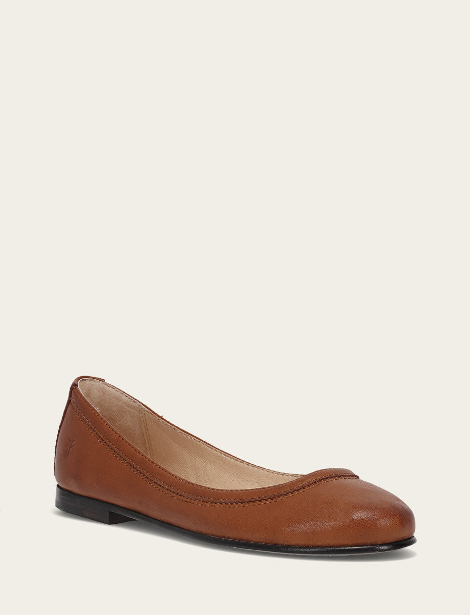 Women's Cognac Carson Ballet Flats Cognac - Frye
