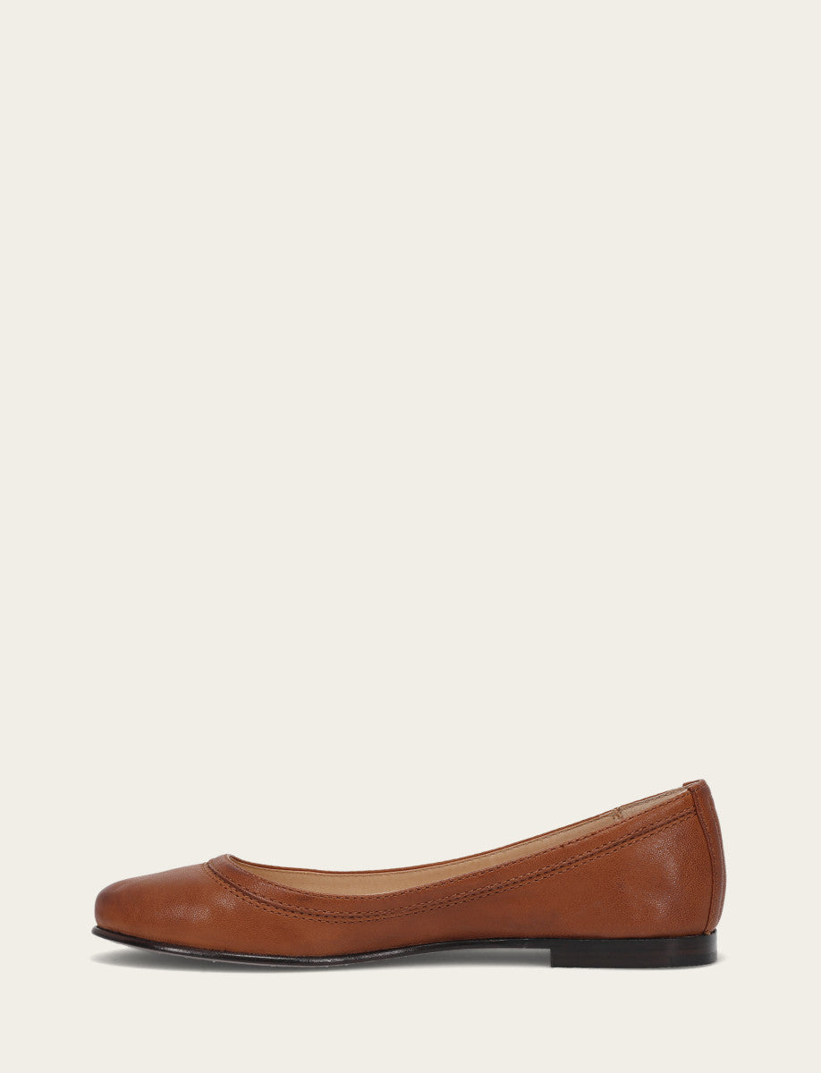 Women's Cognac Carson Ballet Flats Cognac - Frye