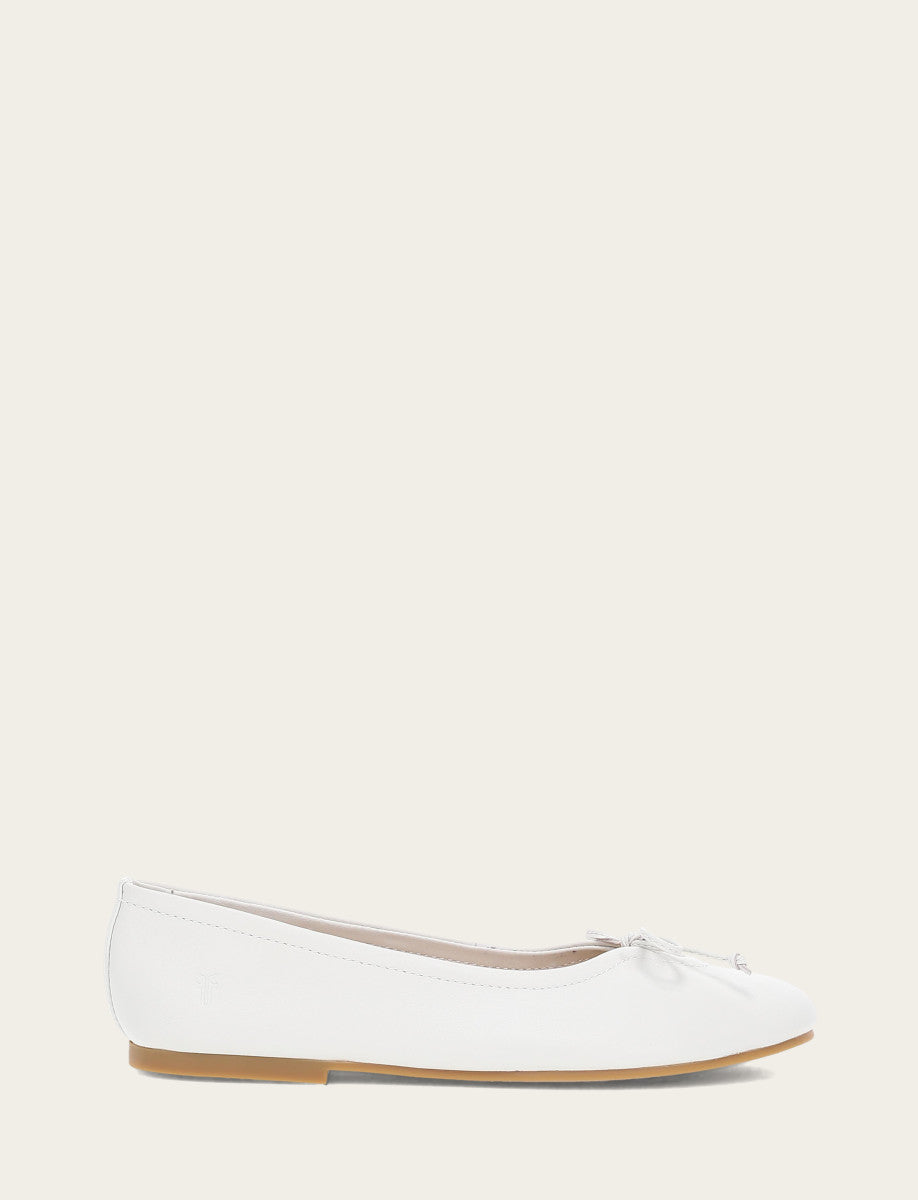 Women's White Emma Ballet Flats White - Frye
