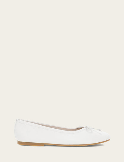 Women's White Emma Ballet Flats White - Frye