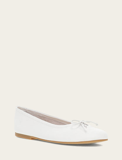 Women's White Emma Ballet Flats White - Frye