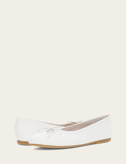 Women's White Emma Ballet Flats White - Frye