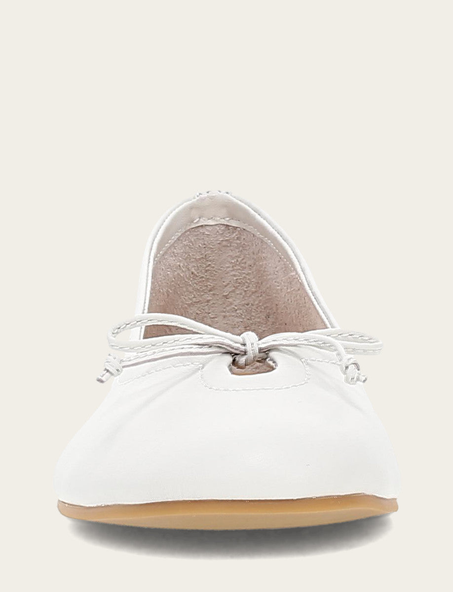 Women's White Emma Ballet Flats White - Frye