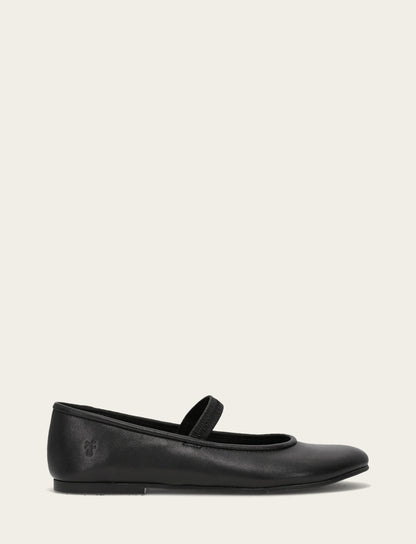 Women's Black Emma Elastic Mary Jane Shoe Black - Frye