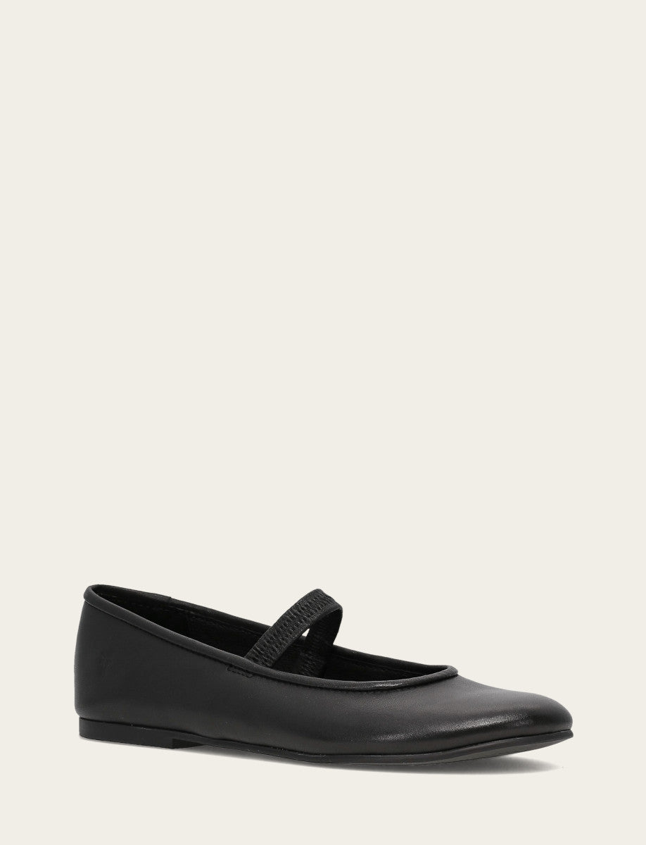 Women's Black Emma Elastic Mary Jane Shoe Black - Frye