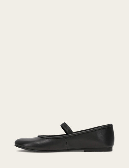 Women's Black Emma Elastic Mary Jane Shoe Black - Frye