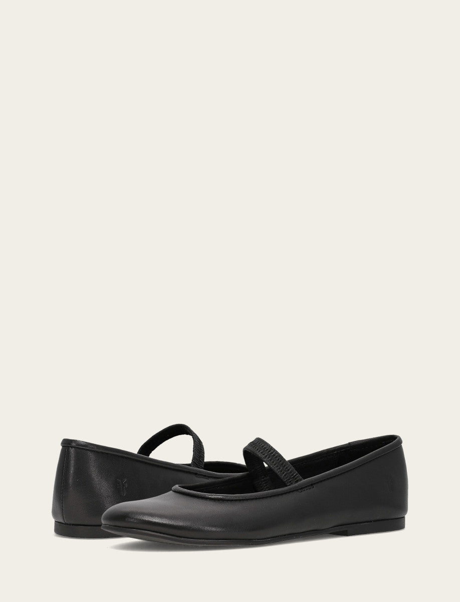 Women's Black Emma Elastic Mary Jane Shoe Black - Frye