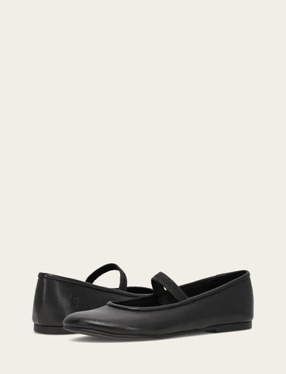 Women's Black Emma Elastic Mary Jane Shoe Black - Frye