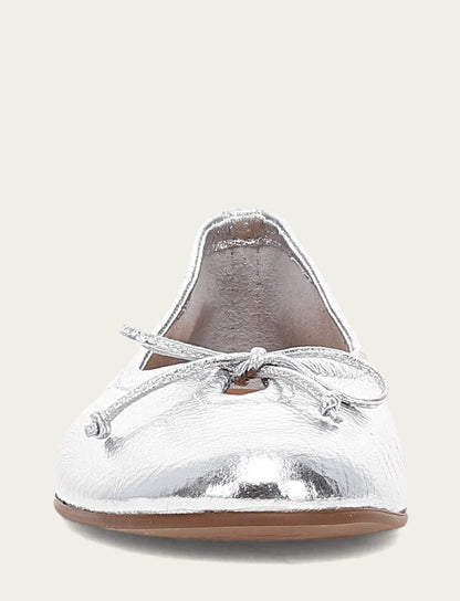 Women's Silver Emma Ballet Shoe Silver - Frye