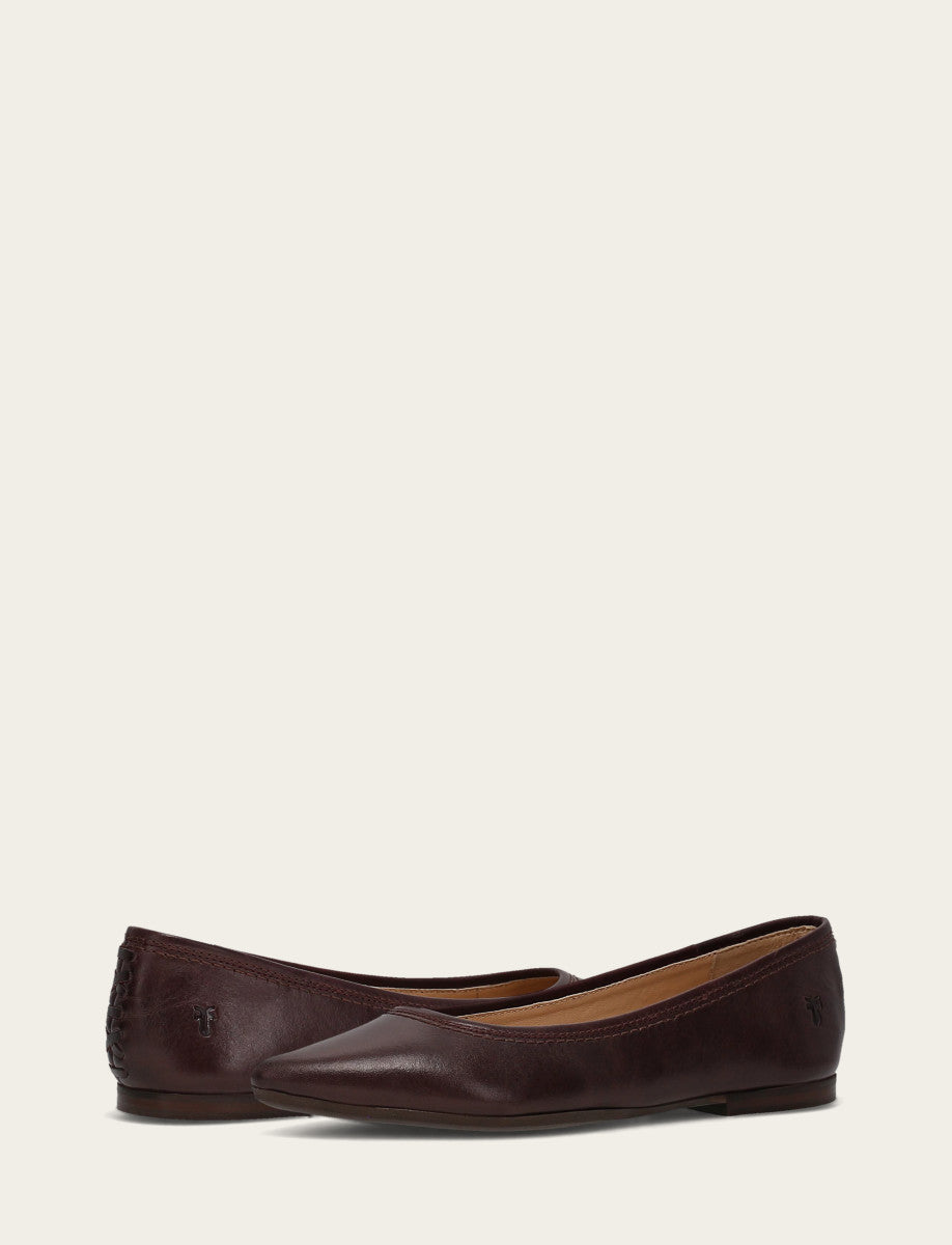 Women's Cherry Lacquer Heather Ballet Shoe Cherry Lacquer - Frye