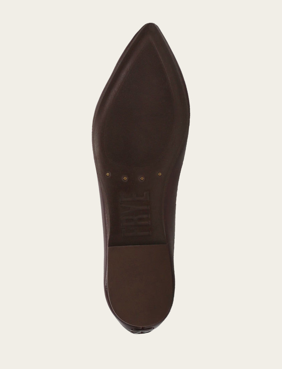 Women's Cherry Lacquer Heather Ballet Shoe Cherry Lacquer - Frye