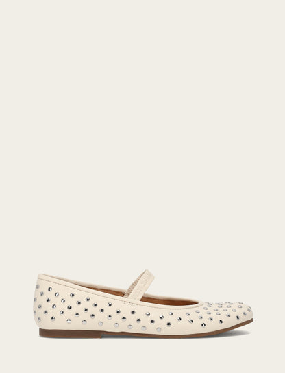 Women's Ecru Emma Studded Mary Jane Shoe Ecru - Frye