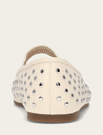 Women's Ecru Emma Studded Mary Jane Shoe Ecru - Frye