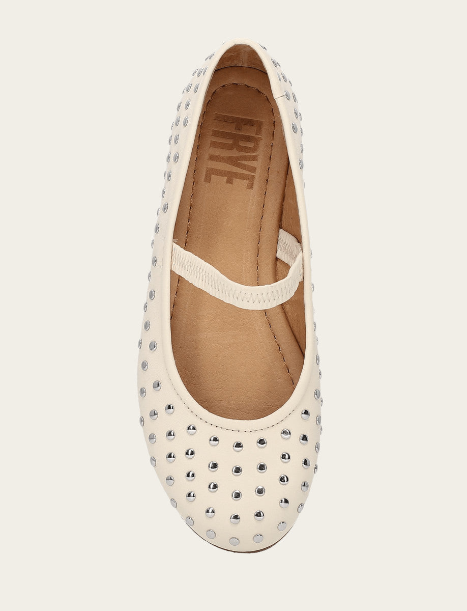 Women's Ecru Emma Studded Mary Jane Shoe Ecru - Frye