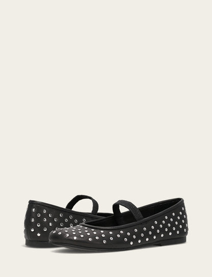 Women's Black Emma Studded Mary Jane Shoe Black - Frye