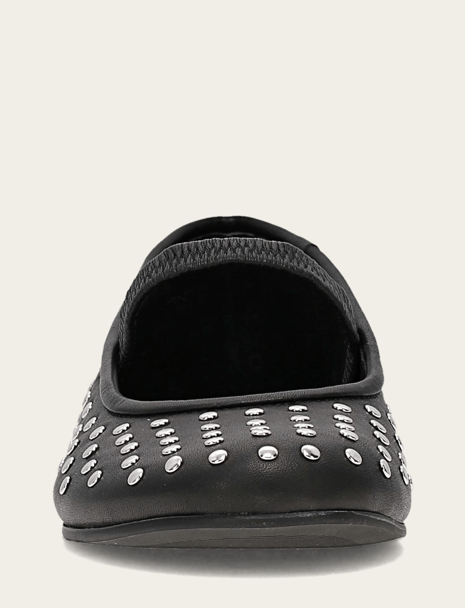 Women's Black Emma Studded Mary Jane Shoe Black - Frye