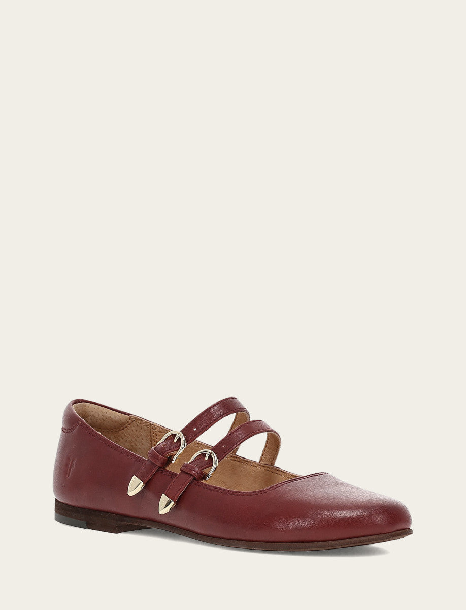 Women's Cranberry Carson Multi Mary Jane Shoe Cranberry - Frye