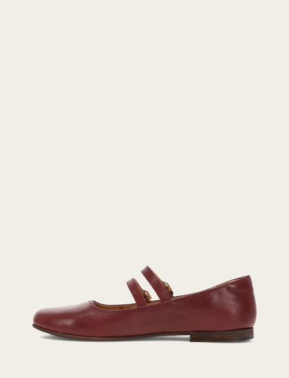 Women's Cranberry Carson Multi Mary Jane Shoe Cranberry - Frye