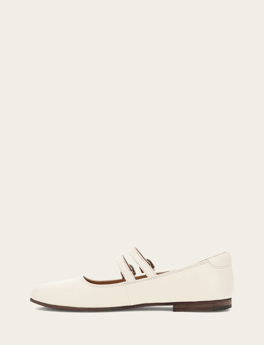 Women's Ecru Carson Multi Mary Jane Shoe Ecru - Frye
